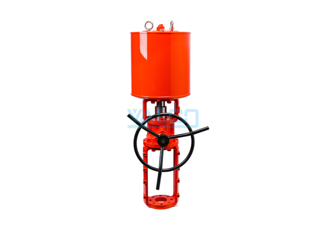 Linear Pneumatic Actuator with Side Handwheel from China manufacturer ...