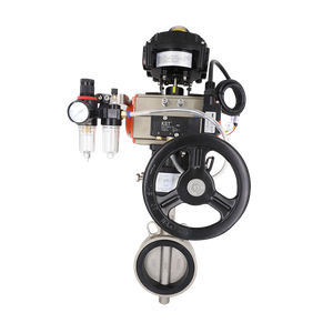 Pneumatic Linear Stainless Steel EPDM Butterfly Valve