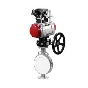 Pneumatic PTFE Butterfly Valve