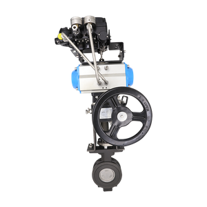 Pneumatic Linear WCB Stainless Steel RPTFE Eccentric Butterfly Valve